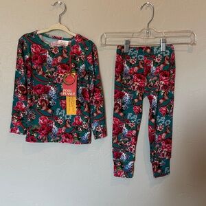 Posh Peanut FAO Swartz Collab 4T Pajama Set, NWT